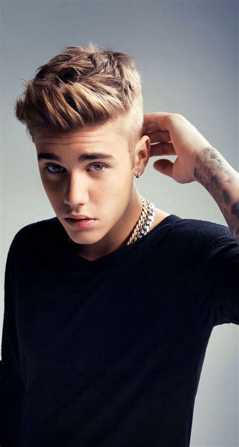 The Undercut With Spikes Hairstyle Boy Hairstyles Justin Bieber
