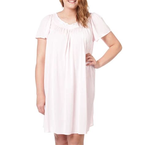 Miss Elaine Petals Nightgown Plus Size At Von Maur