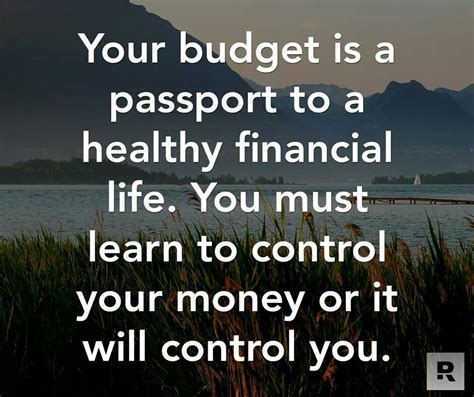 Control Your Money Financial Quotes Financial Tips Budgeting