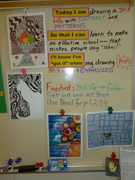 Expectations Goals By Rachelle Art Classroom Art Lessons
