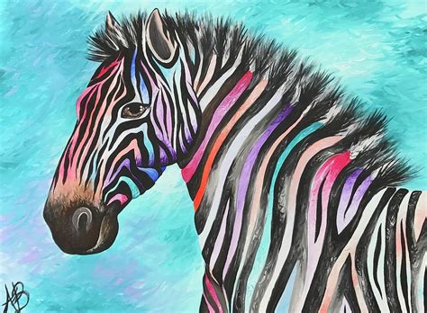 The Zebra Painting By Annabel Brewster Fine Art America