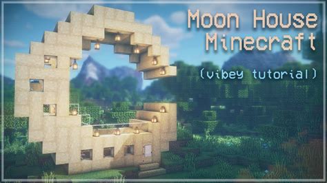 Minecraft Moon House Relaxing Tutorial Magical Cottagecore Cottage