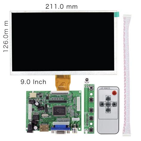 9inch Hdmi Lcd Display Module 800600 At090tn10 Driver Board Hdmi Fpv