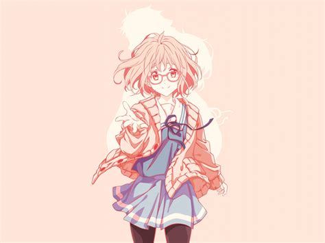 Desktop Wallpaper Short Hair Mirai Kuriyama Anime Girl Minimal