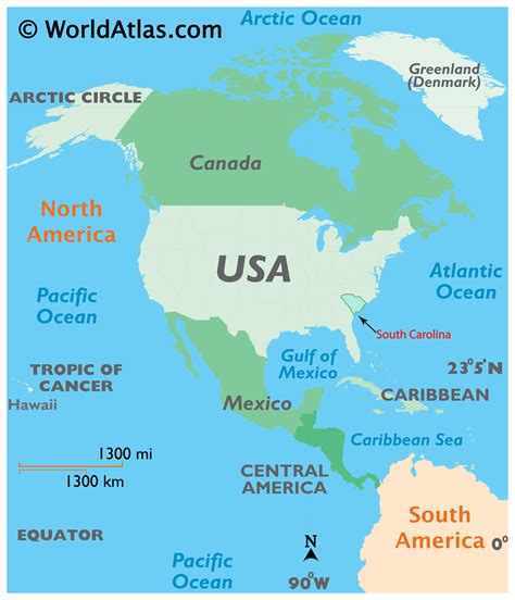 Map of South Carolina - South Carolina Map, Charleston Facts, Sc