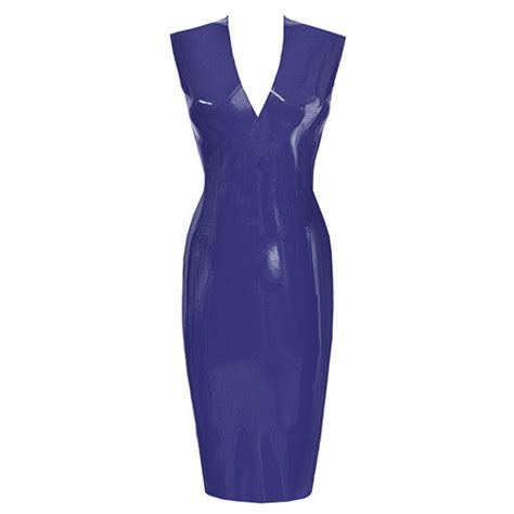 Couture Latex Sleeveless Linde Pencil Dress Atsuko Kudo