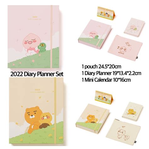 Po Kakao Friends 2022 Calendarsplanners Hobbies And Toys Stationery