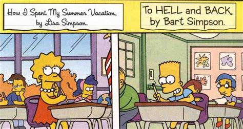 How I Spent My Summer Vacation By Lisa Simpson To Hell And Back By