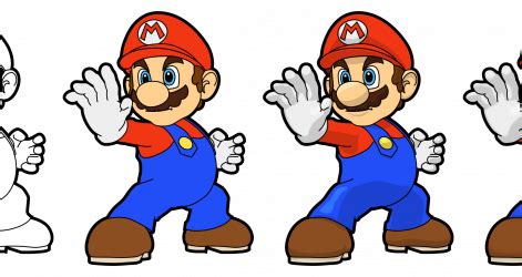 4420 x 3105 jpeg 2710 кб. Mario Cartoon Drawing | Free download on ClipArtMag