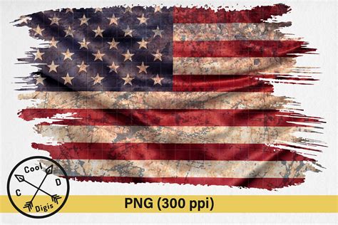 American Flag Distressed Usa Patch Graphic By Cool Digis · Creative Fabrica