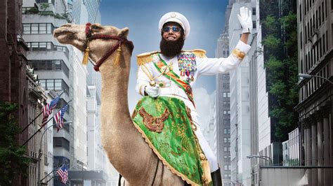 Download Sacha Baron Cohen Aladeen With Camel Wallpaper