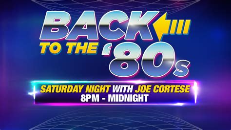 Back To The 80s Saturday Night