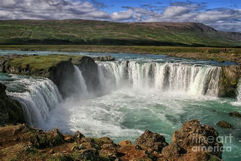 Beautiful Godafoss Waterfall In Iceland Photograph By Patricia