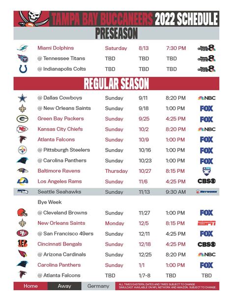 Cbs Sports Nfl Schedule 2024 Bucs Schedule 2024 | Images and Photos finder