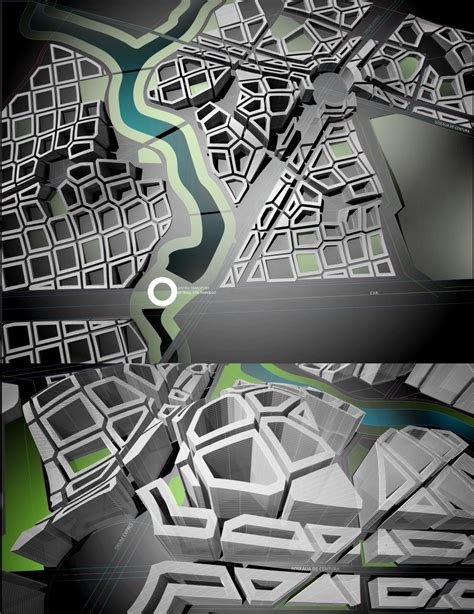 Voronoi Urban Grid Urban Design Plan Urban Design Diagram Urban