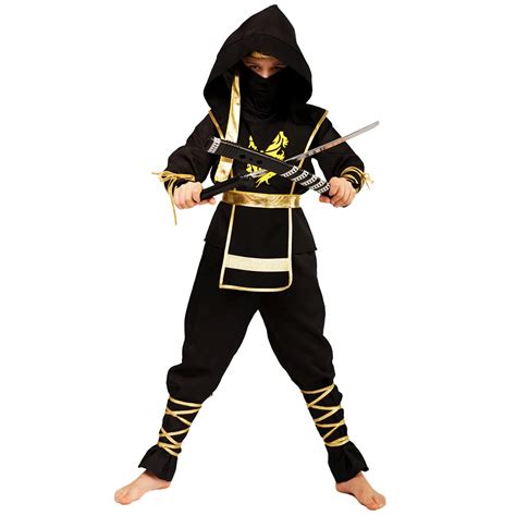 Best Boys Gold Ninja Costume Home Gadgets
