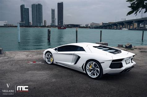 Epic White Lamborghini Aventador On Vellano Wheels Gtspirit