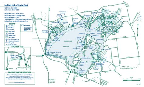 Map Of Indian Lake State Park Boston Massachusetts On A Map