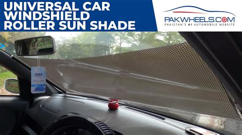 Universal Car Windshield Roller Sun Shade Car Sun Shades Youtube