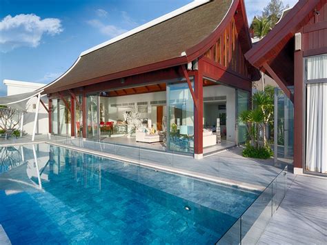 Luxury 4 Bedroom Hillside Villa With Pool At Naithon Beach Phuket