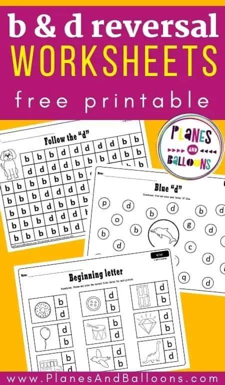 The B And D Printable Worksheets For Preschool