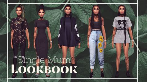 The Sims 4 Cas Everyday Single Mum Lookbook Cc Folder Youtube