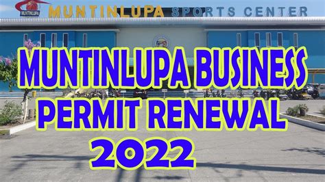 Muntinlupa Business Permit Renewal 2022 Fast Transaction Friendly