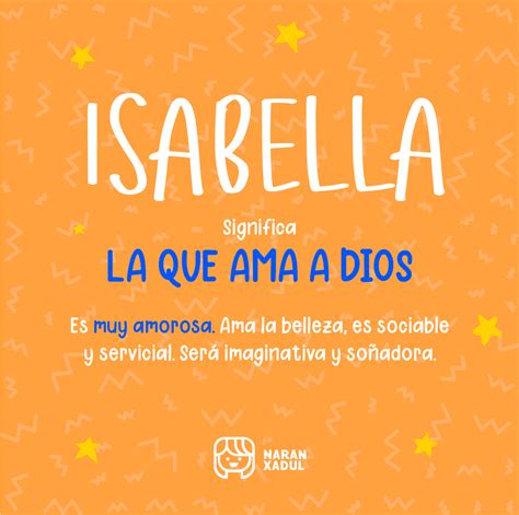 Significado Del Nombre Isabella