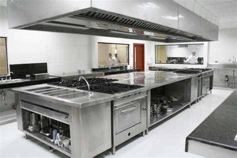 Stainless Steel L Shape Industrial Kitchen Design Hotel And Restaurant