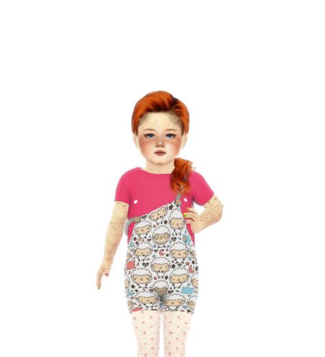 Redhead Sims Cc Kids Pants Sims 4 Toddler Kids Outfits