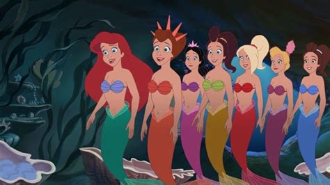 7 Colours Of The Rainbow Disney The Little Mermaid Ariel The