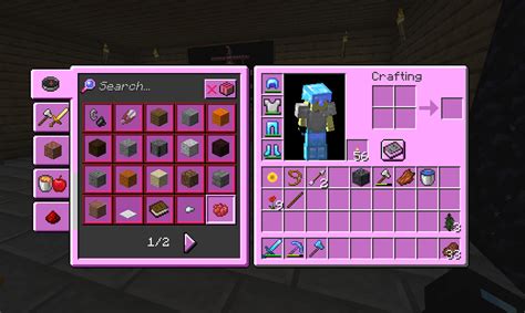 Pink Gui Pack Minecraft Texture Pack