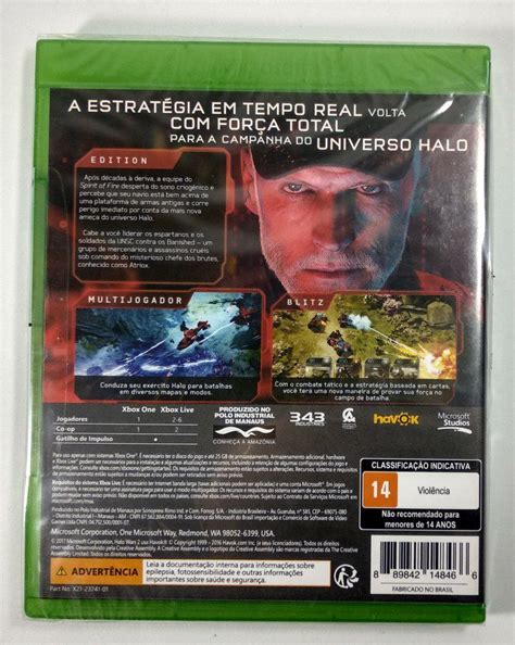 Jogo Halo Wars 2 Lacrado Xbox One Sebo Dos Games 9 Anos Games