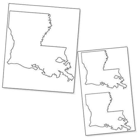 Printable Shape Of Louisiana Printable Shapes Louisiana Painting