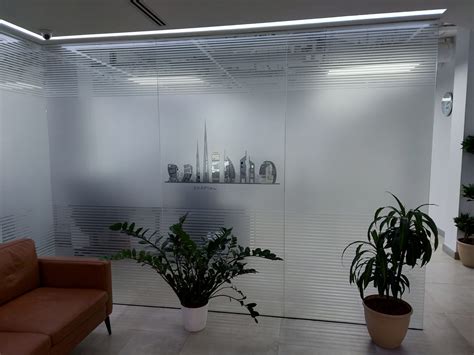 Frameless Office Glass Partition Dubai Uae Khaleej Aluminium