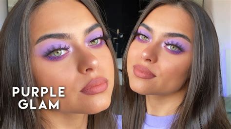 Purple Glam Makeup Tutorial Youtube