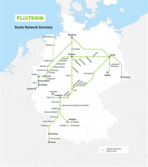 All Train Routes → Flixtrain