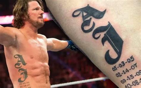 Fan Gets Exact Replica Of Aj Styles Tattoo Including His Childrens