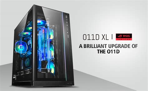 Lian Li O11 Dynamic Xl Rog Certified Atx Full Tower Gaming Computer