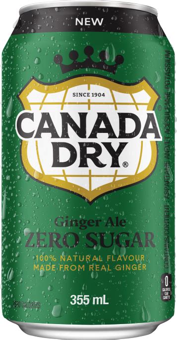 Ginger Ale Zero Sugar Canada Dry Products