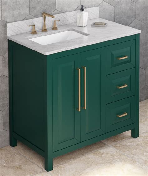 Uvsr0213l36 out of stock eta 8/10/2021 36 inch single sink bathroom vanity with choice of top $1,267.00 $975.00 sku: 36" Forest Green Bathroom Vanity Left Offset, White ...