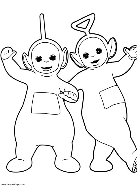 Coloriage Dipsy Et Tinky Winky