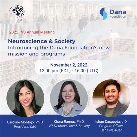 Dana Foundation On Linkedin Engagement Neurosociety Neuroethics Events