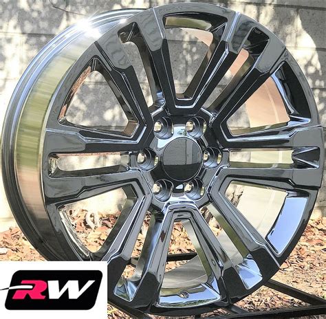 20 Inch Chevy Tahoe Factory Style Denali Wheels 2017 2018 Chrome Rims