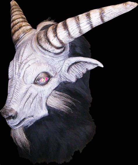 Black Goat Demon Halloween Mask Goat Mask Mask Drawing Dungeons And