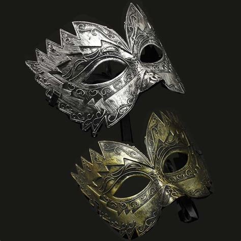 Metal Halloween Fancy Party Roman Gladiator Masked Ball Masquerade Eye