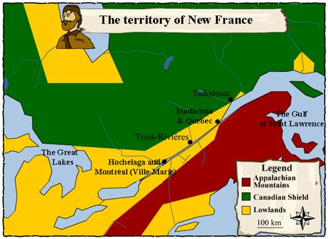 New France Around 1645 And 1745 Societies And Territories Learn RÉcit