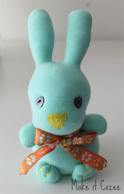 Audio is what we do. Make it Cozee: Easter Sock Bunny