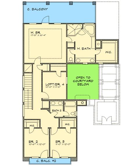 Revival bungalow house plans also describes and save. Spanish Courtyard Home Plan - 36817JG | Architectural Designs - House Plans