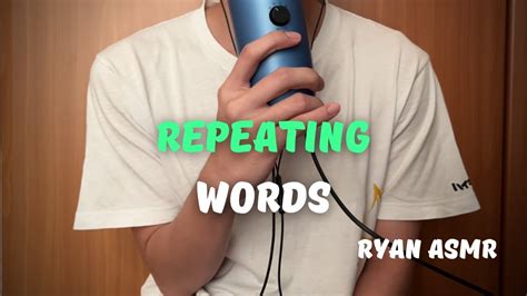 ASMR Repeating Trigger Words YouTube
